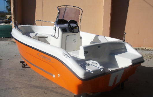 Poseidon Blu Water 480 Motorboot orange Poseidon Blu Water 480 Motorboot orange